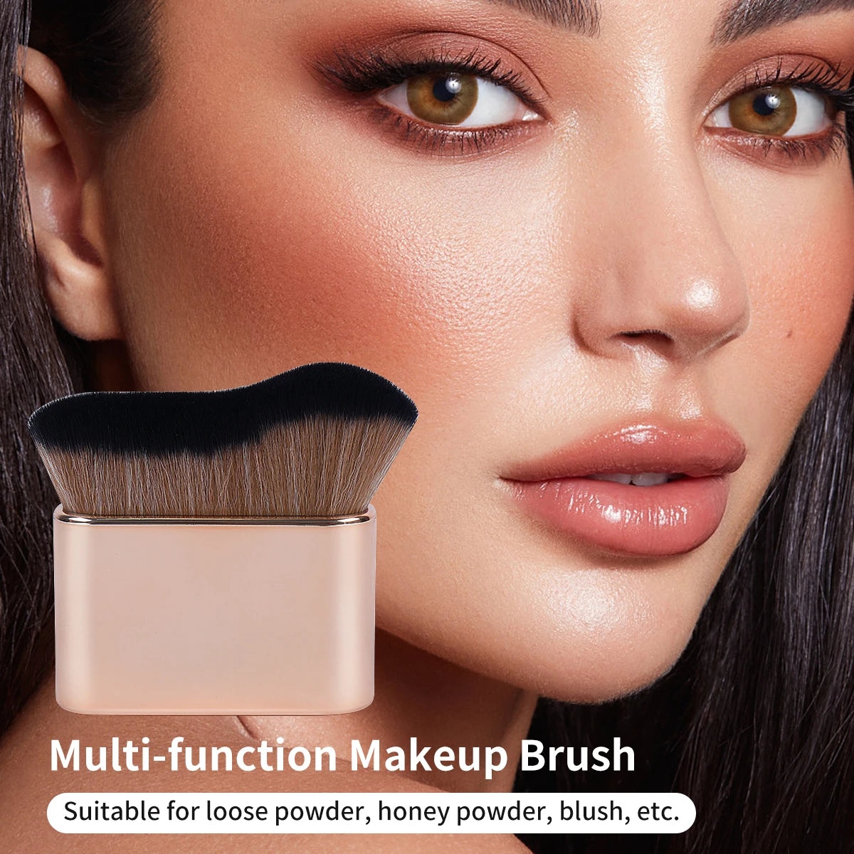 MAANGE Large Makeup Brushes for Contouring Tanning Liquid Foundation Cream Blush Soft Bristle Multi-purpose Makeup Tool for Days