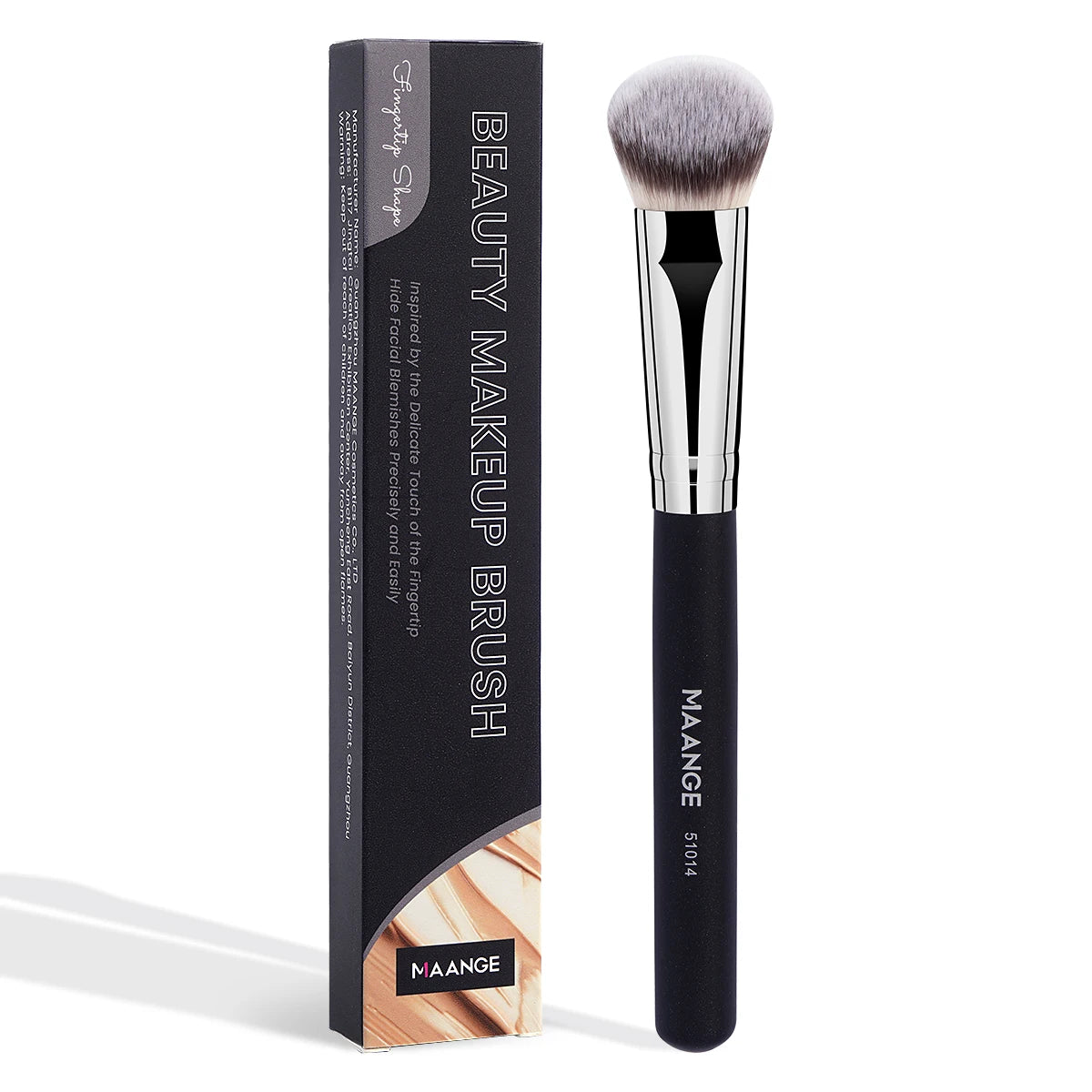 MAANGE Angled Concealer Makeup Brush Under Eye Makeup Small Foundation Precision Face Blending Brush Soft Bristles Makeup Tools