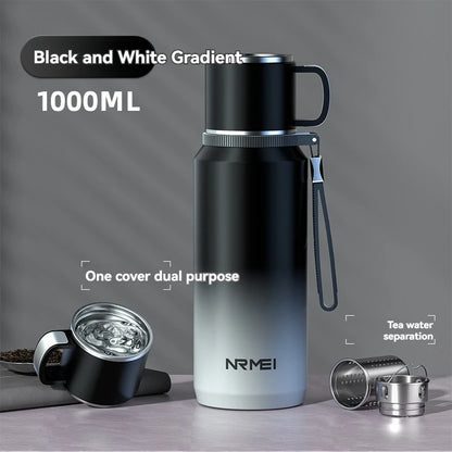 1.5L Thermos water bottle Stainless Steels Vacuum Flask Hot Coffee tea Water Heat Preservation Bottles Cold Tumbler drink
