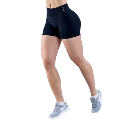 Dfyne Impact Shorts 4.5'' Low Waist Seamless Yoga Shorts Scrunch Bum Gym Shorts Women Workout Biker Stretch Fitness Short XS-XL
