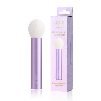 Jessup Makeup Brushes Set Face Kabuki Brush Foundation Contour Powder Complexion Blush Bronzer,Premium Synthetic, Luxury Purple