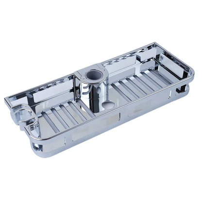 1 Bathroom Storage Shelf Bathroom Hanging Pole Shower Basket Tidy Storage Shelf 285x110mm Organiser Tray Rack Bathroom Fitting