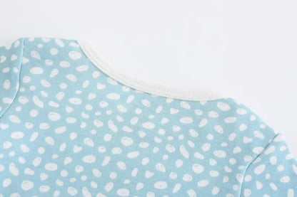 Kiddiezoom 3 Pcs Newborn Cartoon Long Sleeve 100%cotton Baby Boy Girl Bodysuit Soft Infant Onesies Clothes