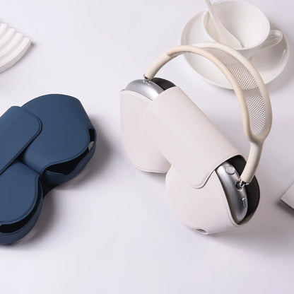 For AirPods Max Case Smart Earphone Protective Cover For Apple AirPods Max Leather Cases Soft Headphone Bags Coque Accessories
