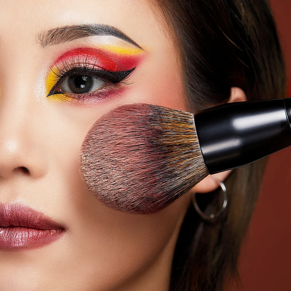Jessup Powder Brush Makeup Large Finishing Mineral Powder Brush,Vegan Flawlessl Face Brush makeup for Powder&Blush&Bronzer MUL01