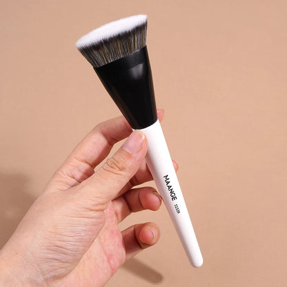 MAANGE Foundation Concealer Makeup Brushes Angled Brush Flat Top Brush Triangle Brush for Liquid Cream Blending Cosme