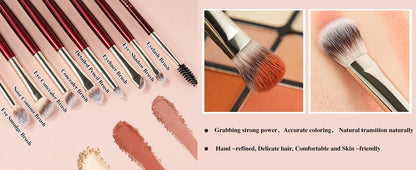 BEILI Professional Makeup Brushes Set 9/15/30 Pcs Foundation Contour Eyeshadow Blending Synthetic Hair Beauty Cosmetics Brush