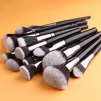 BEILI Professional Premium Makeup Brushes 12/15/22/30/35pcs Foundation Loose Powder Eye Blending Makeup Brush Set Low Price