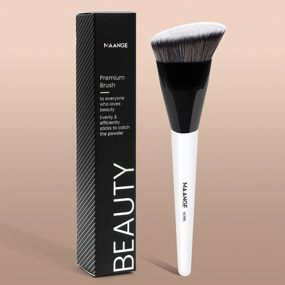 MAANGE Foundation Concealer Makeup Brushes Angled Brush Flat Top Brush Triangle Brush for Liquid Cream Blending Cosme