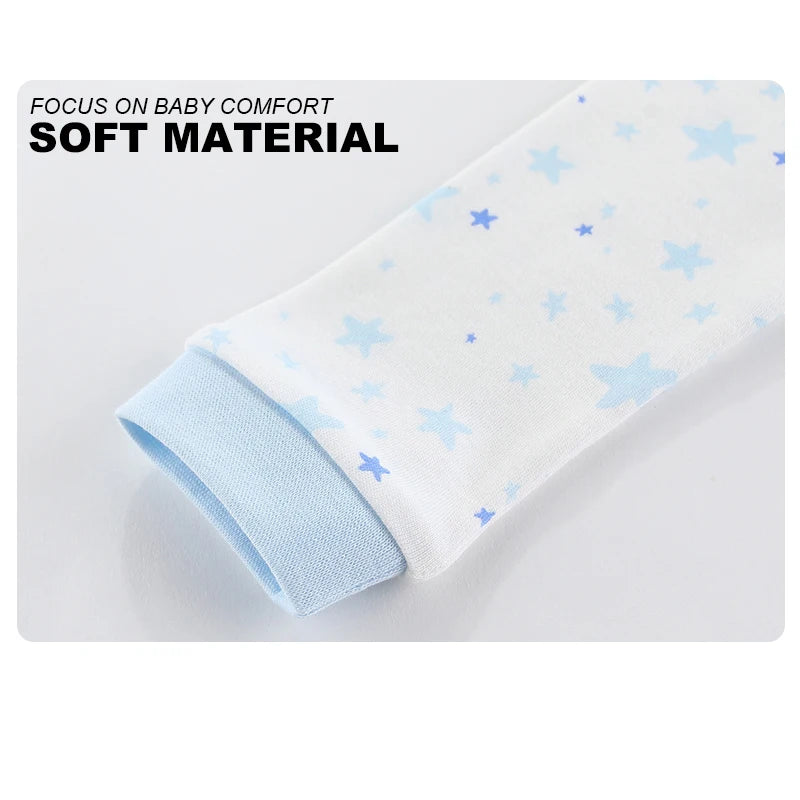 Kiddiezoom 3 Pcs Autumn Winter Solid Zipper Baby Boy Girl Rompers 100%Cotton Soft Newborn Clothes Baby Shower Gifts
