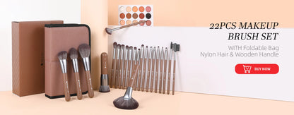Ducare Makeup Brushes 11Pcs Professional Makeup Brush Set Foundation Powder Blush Eyeshadow Eyebrow Blending Brushes with Holder