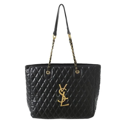 2025 Hot! Women's High - End Chain - Decorated Rhombus Tote - Spacious Shoulder Bag for Commuting & Diaper Storage