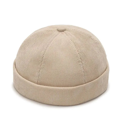 New Four Seasons Hats, Tide Melon Skin Hats, Beanie Landlord Hats, Spring And Autumn Versatile Hip Hop Hats, Round Hats, Casual
