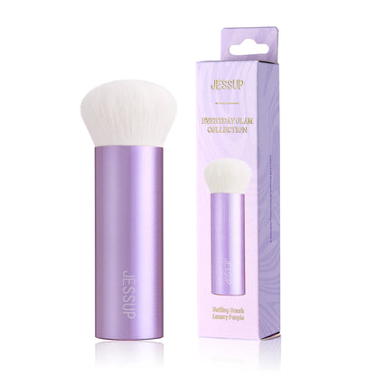 Jessup Makeup Brushes Set Face Kabuki Brush Foundation Contour Powder Complexion Blush Bronzer,Premium Synthetic, Luxury Purple