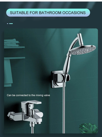 Bathroom 6 ”8 inch shower head ABS Chrome shower head water saving bathroom rain spa square handheld ELA087-1