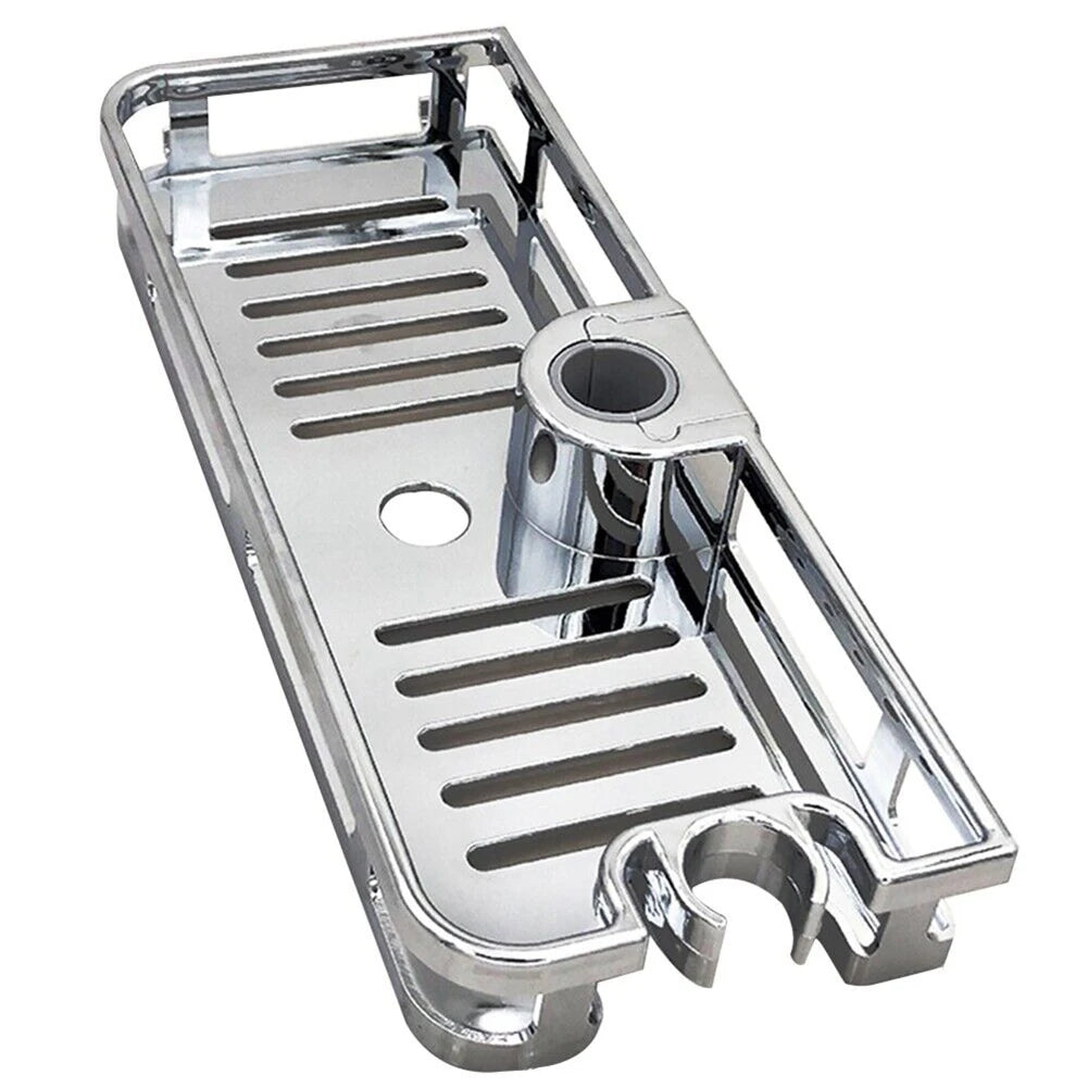 1 Bathroom Storage Shelf Bathroom Hanging Pole Shower Basket Tidy Storage Shelf 285x110mm Organiser Tray Rack Bathroom Fitting