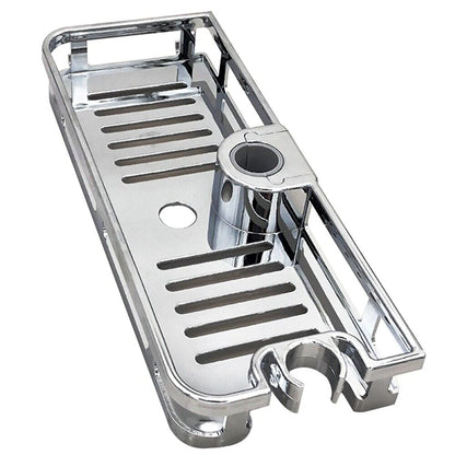 1 Bathroom Storage Shelf Bathroom Hanging Pole Shower Basket Tidy Storage Shelf 285x110mm Organiser Tray Rack Bathroom Fitting