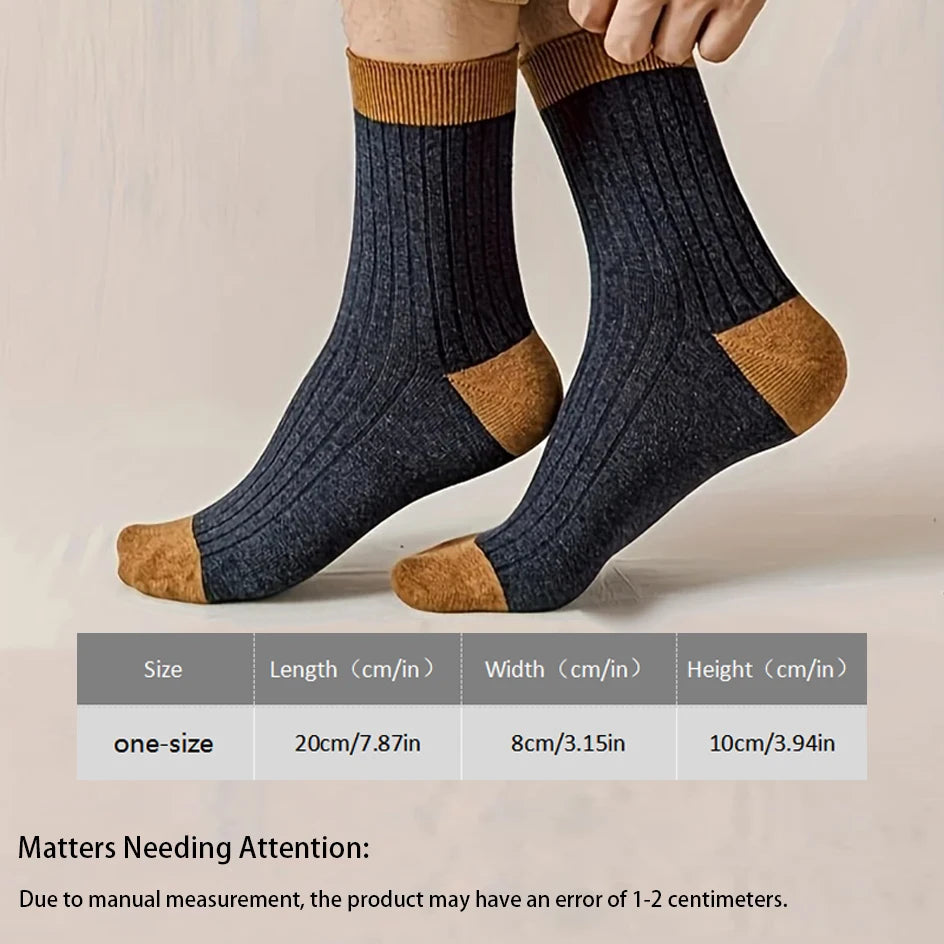 10 Pairs of Men's Four-season Pure Color Breathable Sweat-absorbing Mid-calf Sports Socks Business Matchable Trendy Socks