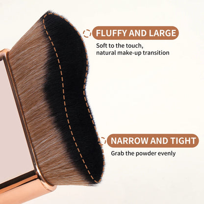 MAANGE Large Makeup Brushes for Contouring Tanning Liquid Foundation Cream Blush Soft Bristle Multi-purpose Makeup Tool for Days