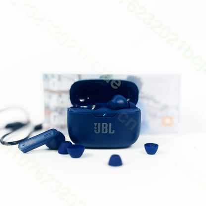 Original JBL Tune 230nc TWS Wireless Bluetooth Headset Stereo Bass Waterproof Sports Earphone with Microphone Headphone T230nc