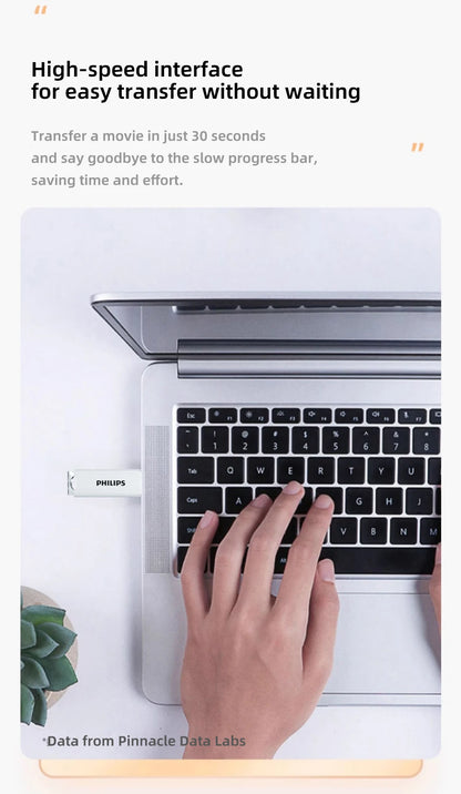 Philips USB Flash Drive 2.0, 64GB, Storage Expansion for Photos, Videos, Music, Files