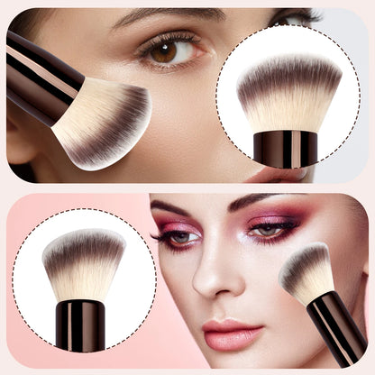 MAANGE 1PCS Double Ended Foundation Brush Contour Sculpting Brush Powder Blush Brush Makeup Brushes Cosmetic Tools Facial Brush