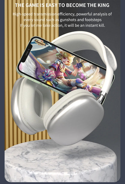 P9 Promax Headphones Wireless Bluetooth Headsets Outdoor Sports Gaming Wireless earphones Supports TF Card for Pc Smartphone