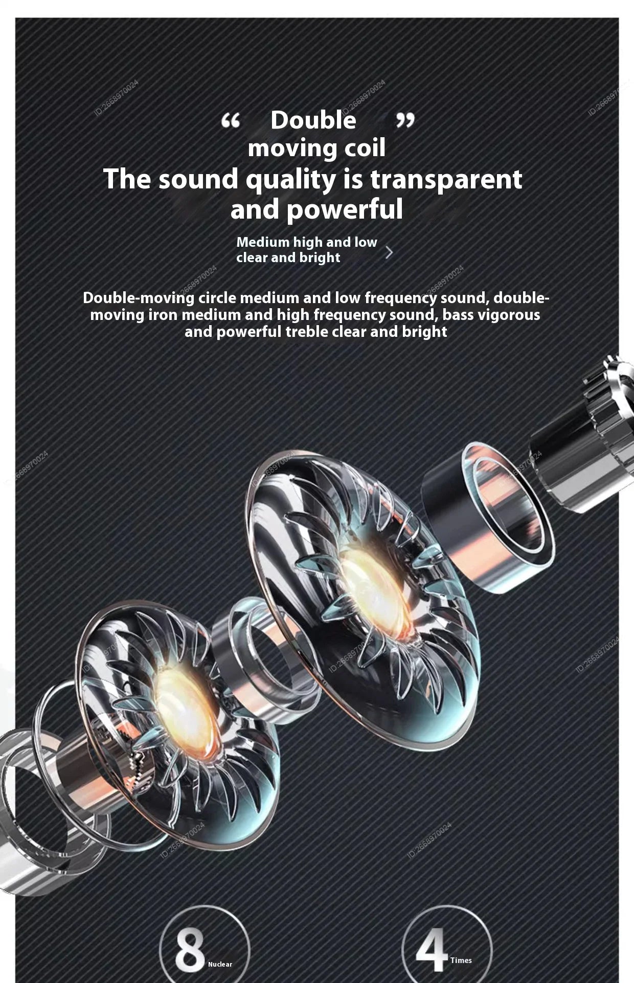 4Pcs Xiaomi Bluetooth Wireless Earphones Sleek Design Sound Quality Long Battery Life Comfortable Fit for All-Day Listening