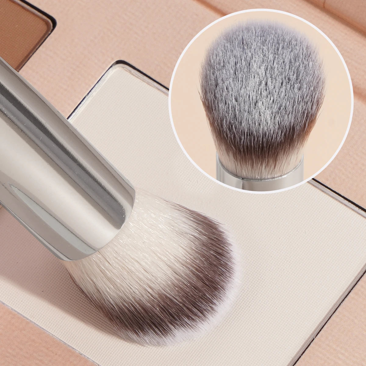 MAANGE Angled Concealer Makeup Brush Under Eye Makeup Small Foundation Precision Face Blending Brush Soft Bristles Makeup Tools