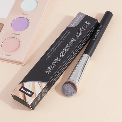 MAANGE Angled Concealer Makeup Brush Under Eye Makeup Small Foundation Precision Face Blending Brush Soft Bristles Makeup Tools