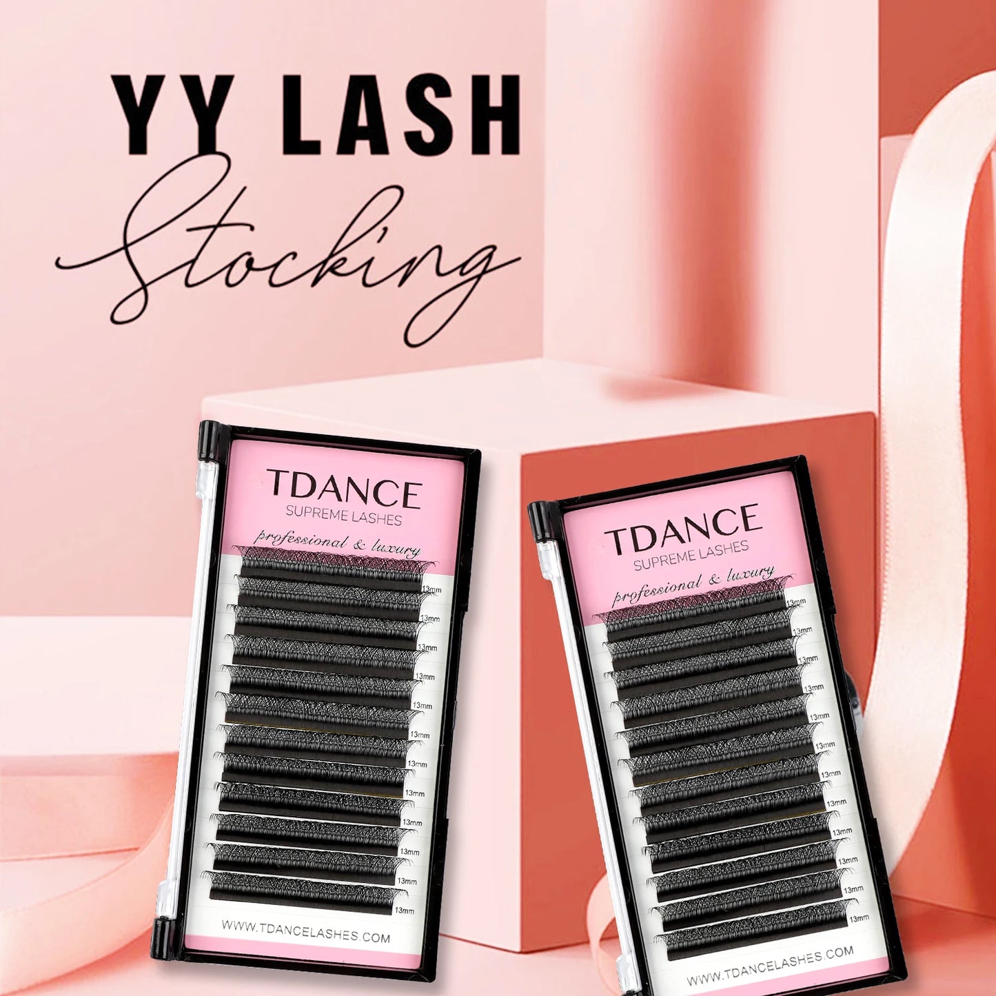 TDANCE 5 cases YY Shape Eyelashes Extension Double Tip soft Lashes Eyelash Cilios Mesh Soft Faux Mink YY Lashes Two Tip Y Lashes