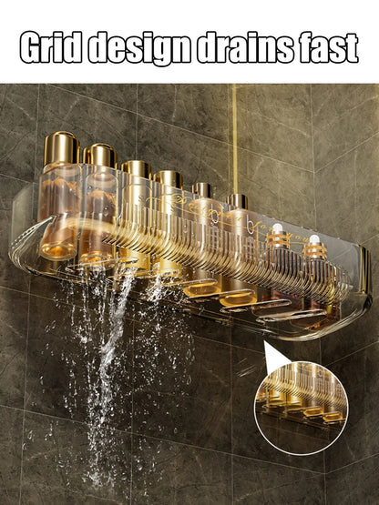 1pc Light Luxury Acrylic Storage Rack Toilet Washstand Cosmetic Storage Box Bathroom Storage Rack
