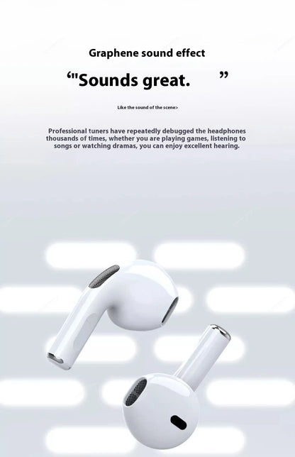4Pcs Xiaomi Bluetooth Wireless Earphones Sleek Design Sound Quality Long Battery Life Comfortable Fit for All-Day Listening