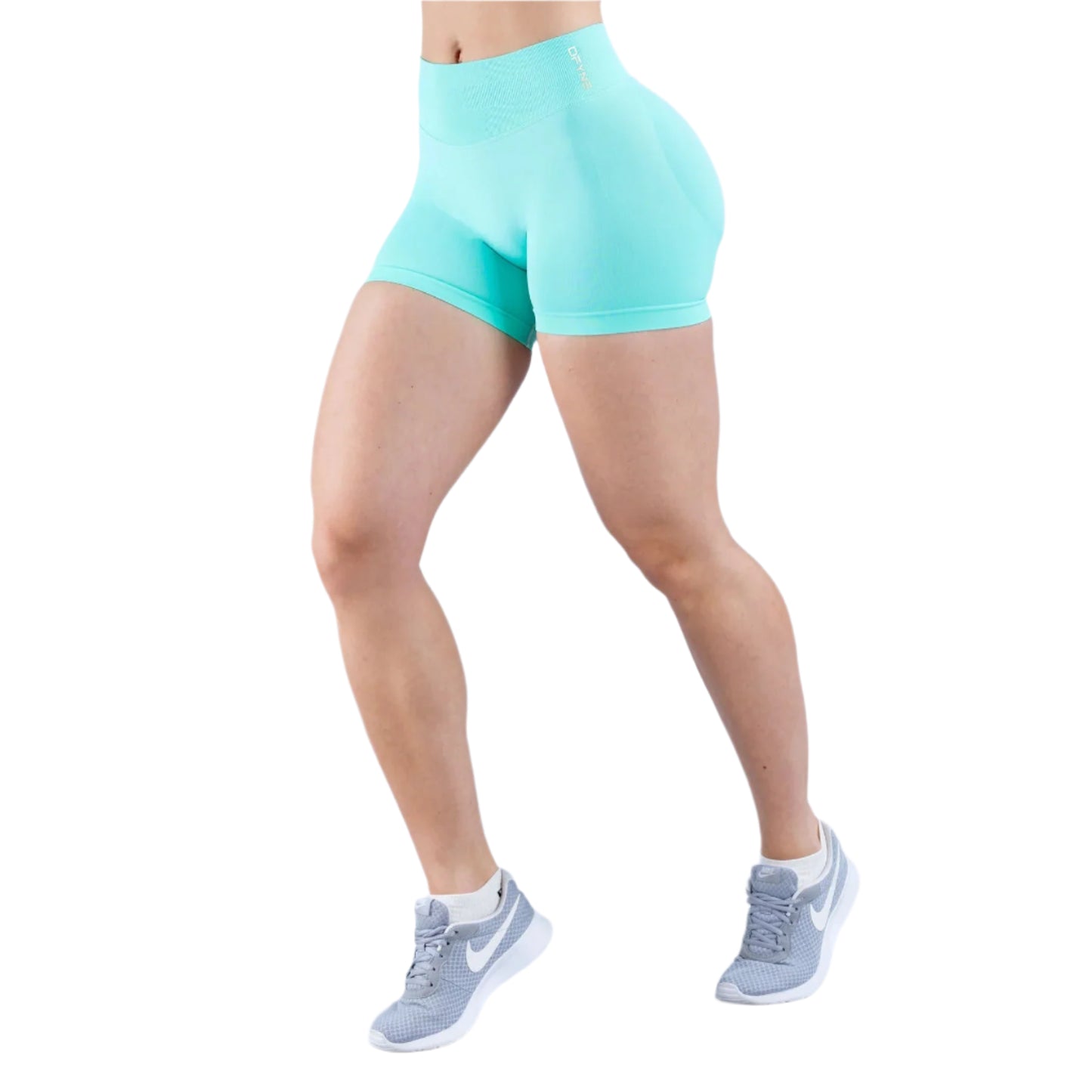Dfyne Impact Shorts 4.5'' Low Waist Seamless Yoga Shorts Scrunch Bum Gym Shorts Women Workout Biker Stretch Fitness Short XS-XL