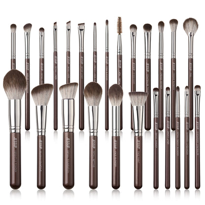 Jessup Makeup brushes 15- 25pcs Make up Brush set Professional Natural Synthetic Foundation Powder Contour Blending Eyeshadow