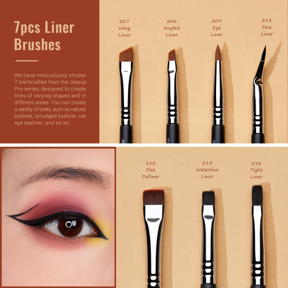 Jessup Eye Makeup Brushes Set,Professional Makeup Brush,Synthetic Eye Blending Brush Eyeshadow Brush Eyebrow Crease Shader T341