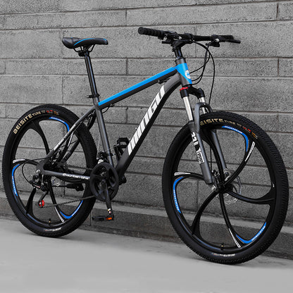 Mountain Bicycle 24 and 26 Inch Disc Brake Shock Absorption Variable Speed
