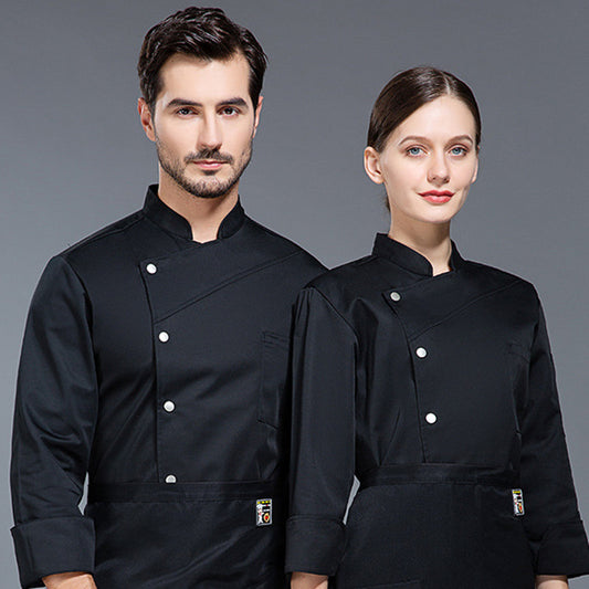 Men's And Women's Casual Kitchen Canteen Chef Uniforms