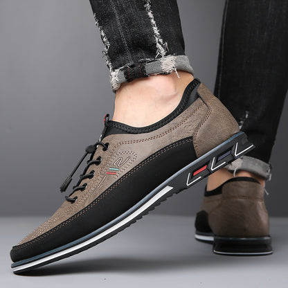 Genuine Leather Comfortable And Non-slip Waterproof Leather Shoes Men's