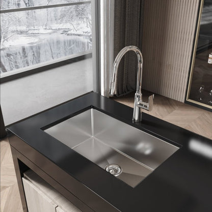 Kitchen Sink 30x19 Multifunctional Undermount Workstation Kitchen Sink S304 Stainless Steel Handmade Modern Single Bowl Kitchen Sink