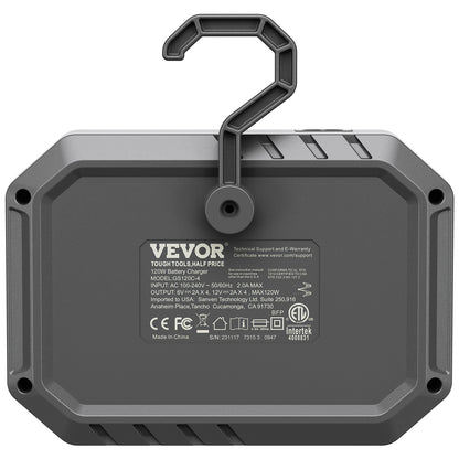 VEVOR Smart Battery Charger, 8-Amp, LiFePO4 Lead-Acid Car Battery Charger, Fully-Automatic Charger Maintainer Desulfator For Boat Motorcycle Lawn Mower Golf Cart Marine Deep Cycle