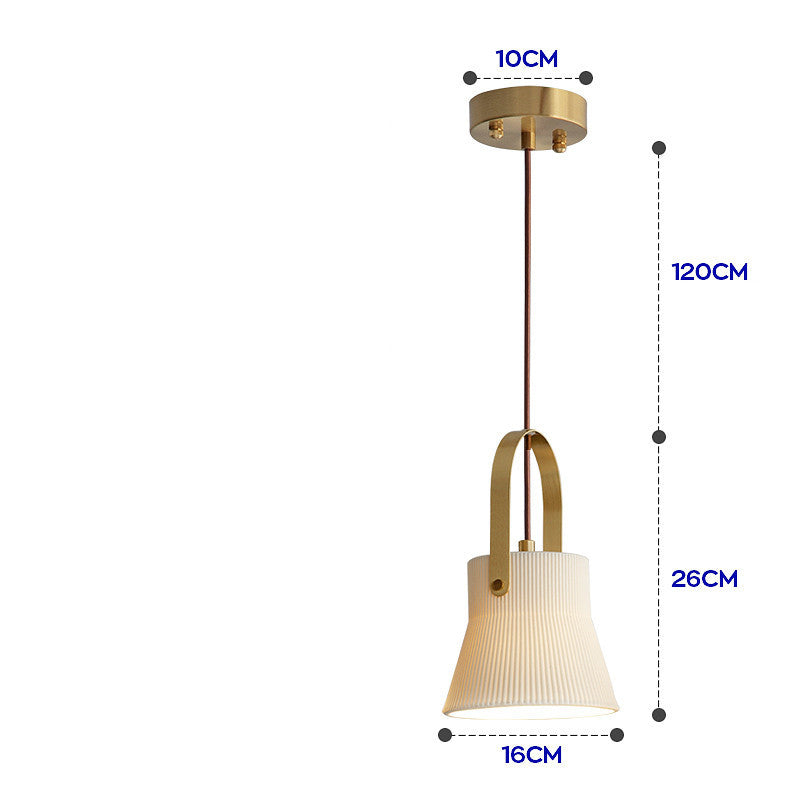 Simple Creative Light-transmitting Porcelain Chandelier