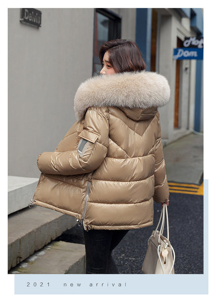 Winter Glossy Women Jacket