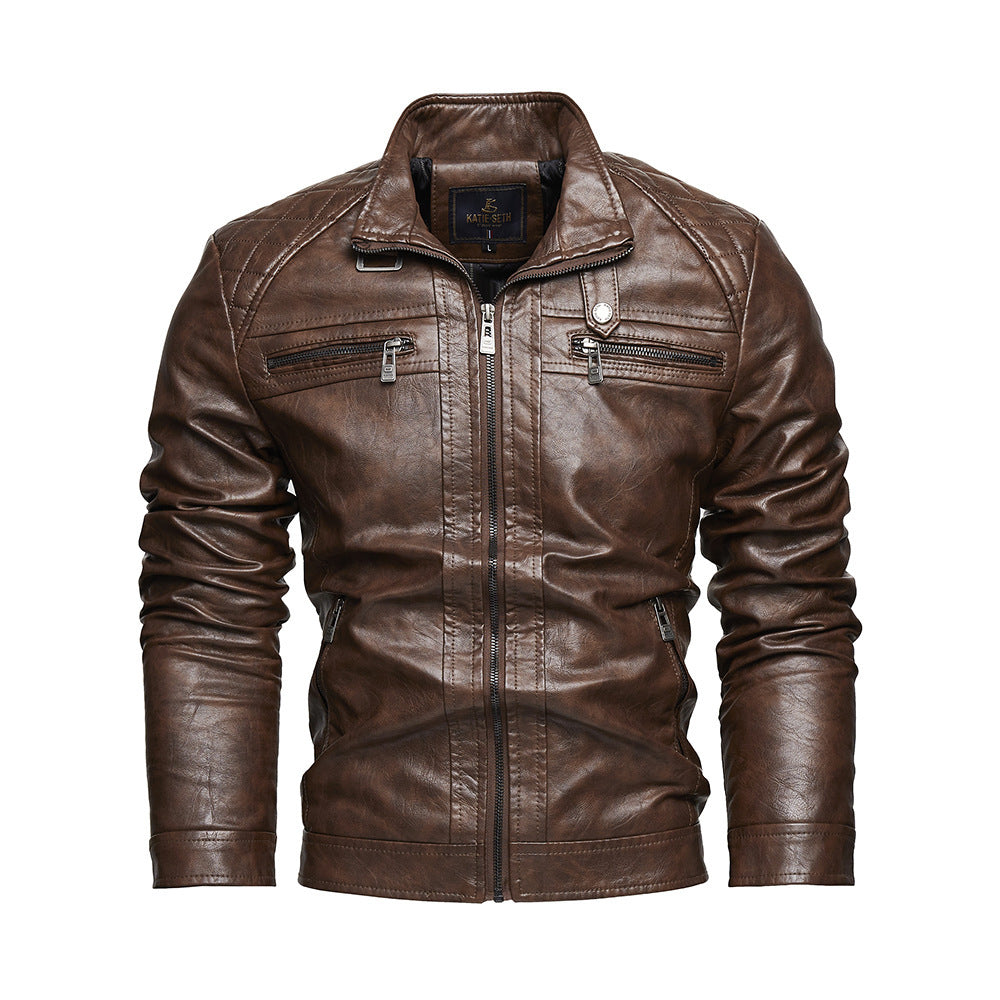 Trendy Pu Leather Jacket