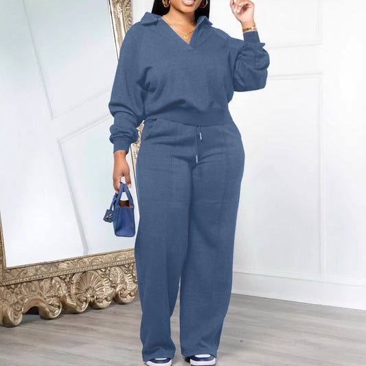 Sports Thickening Women's Pants Suit