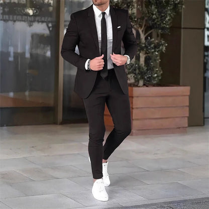 Two-piece  Slim-fit Suit