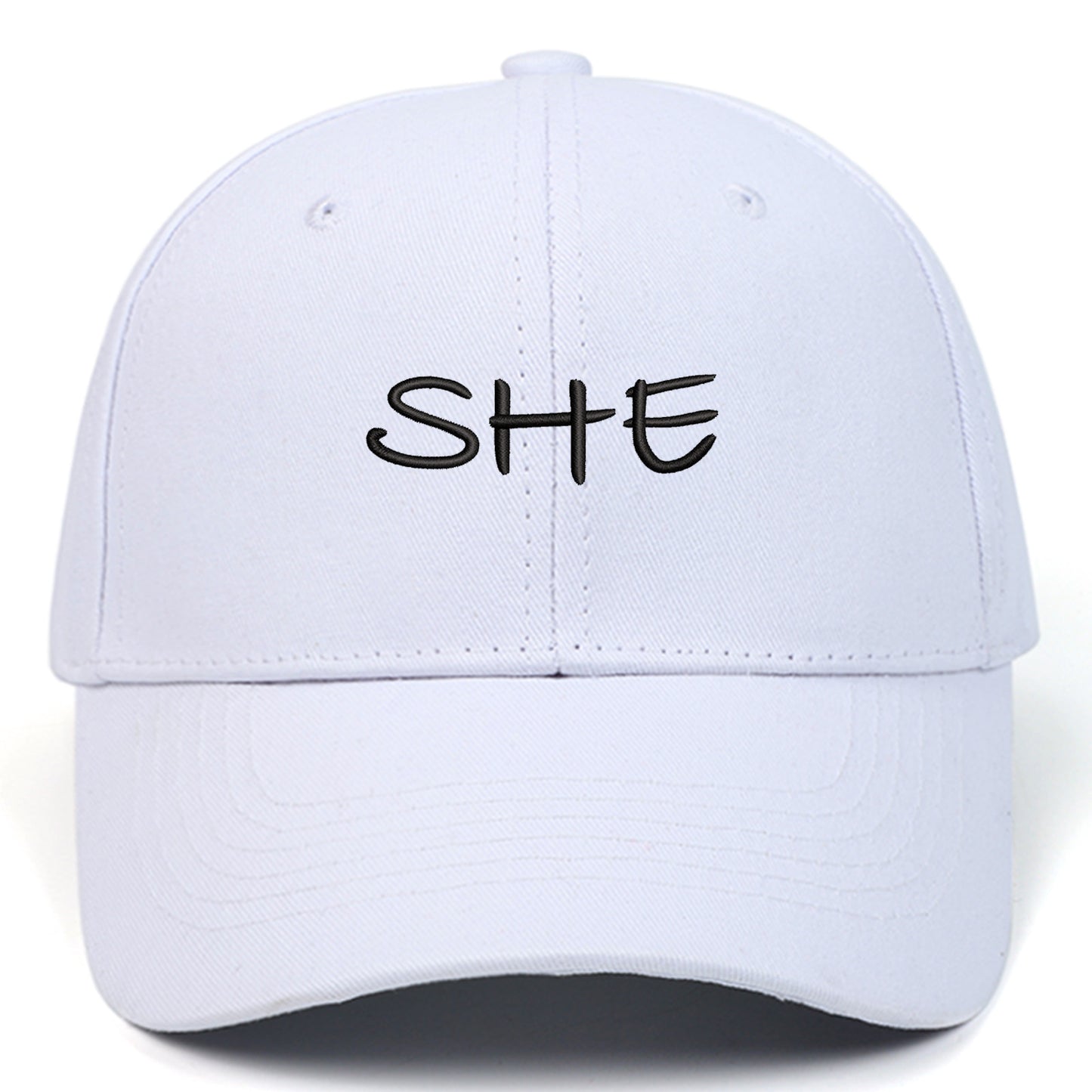 HE SHE Letter Cap for Couples