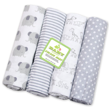 Flannel Baby Wrapping Blanket