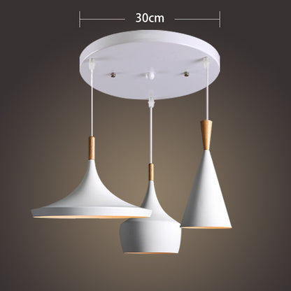 Chandelier Single Three-head Creative Musical Instrument Chandelier Bar Shop American Lamps