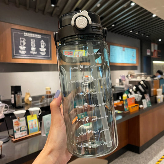Large Capacity Double Drink Sports Bottle